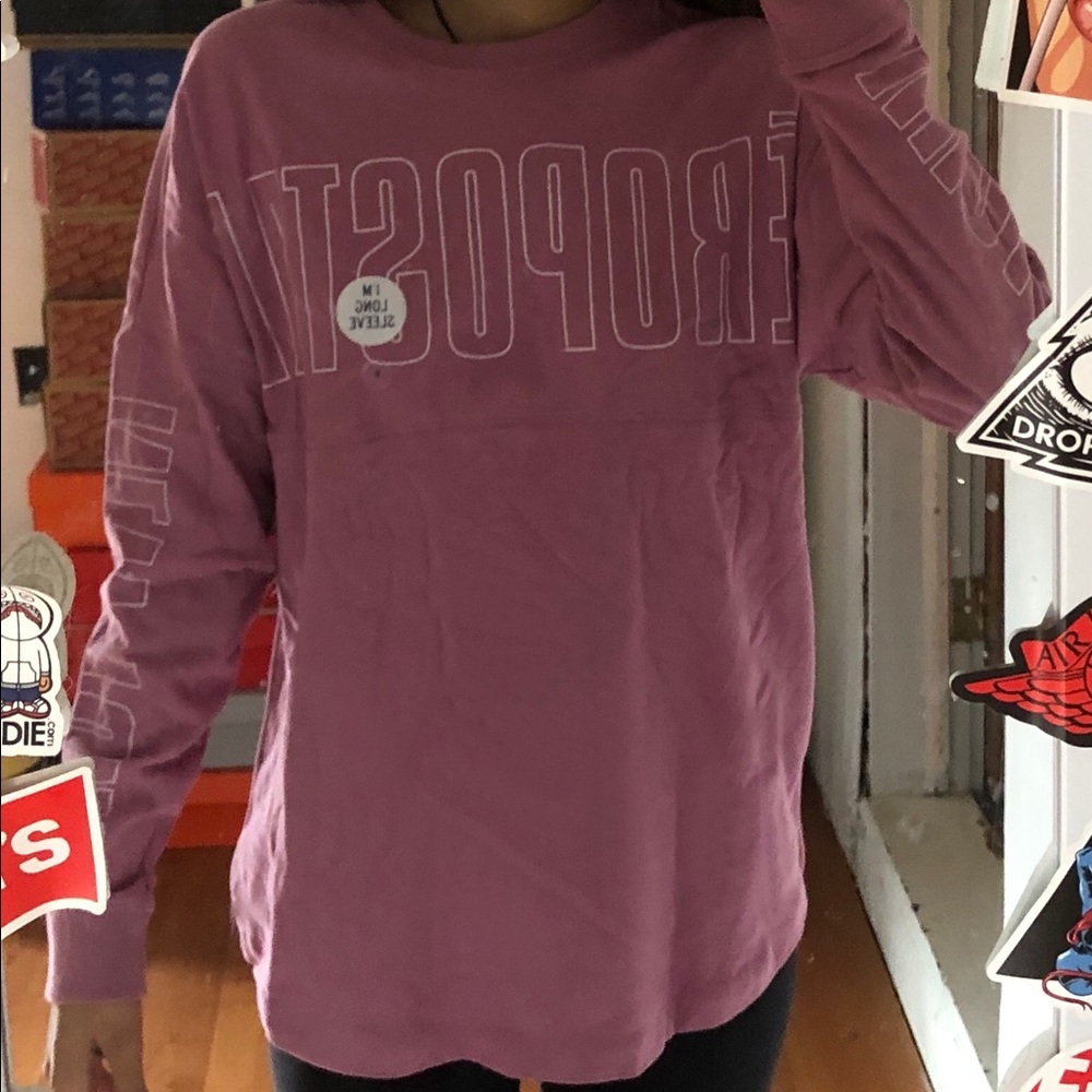 light purple aeropostale long sleeve